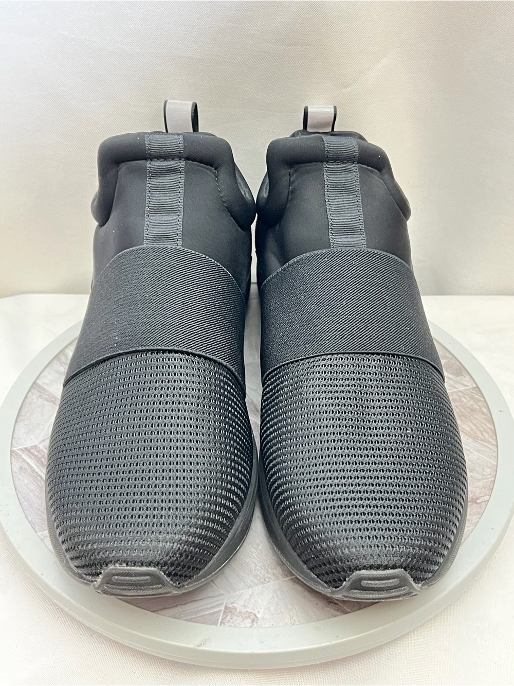 Call It Spring Adolia Black Slip On Sneakers Men 13 Knit Stretch Shoes